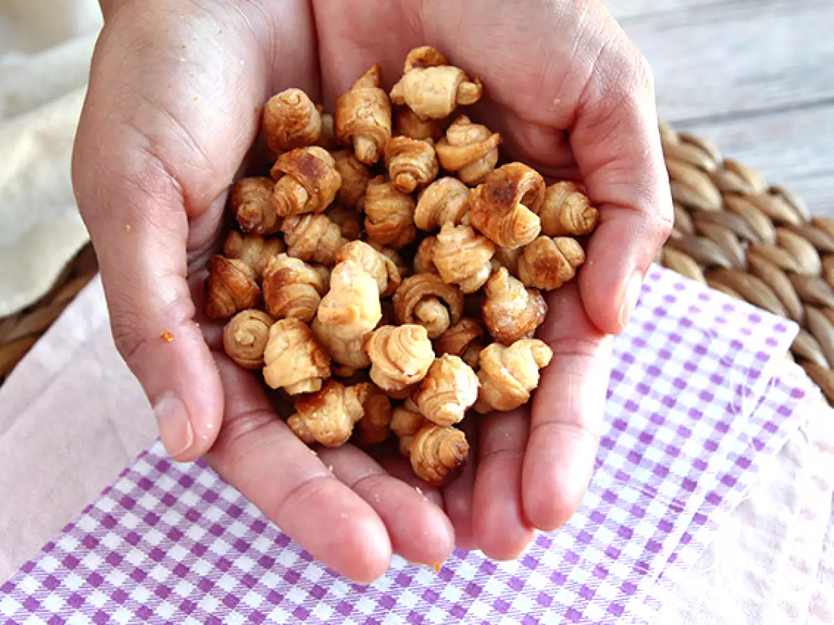 Mini kruvasan gevrekleri - fotoğraf 3