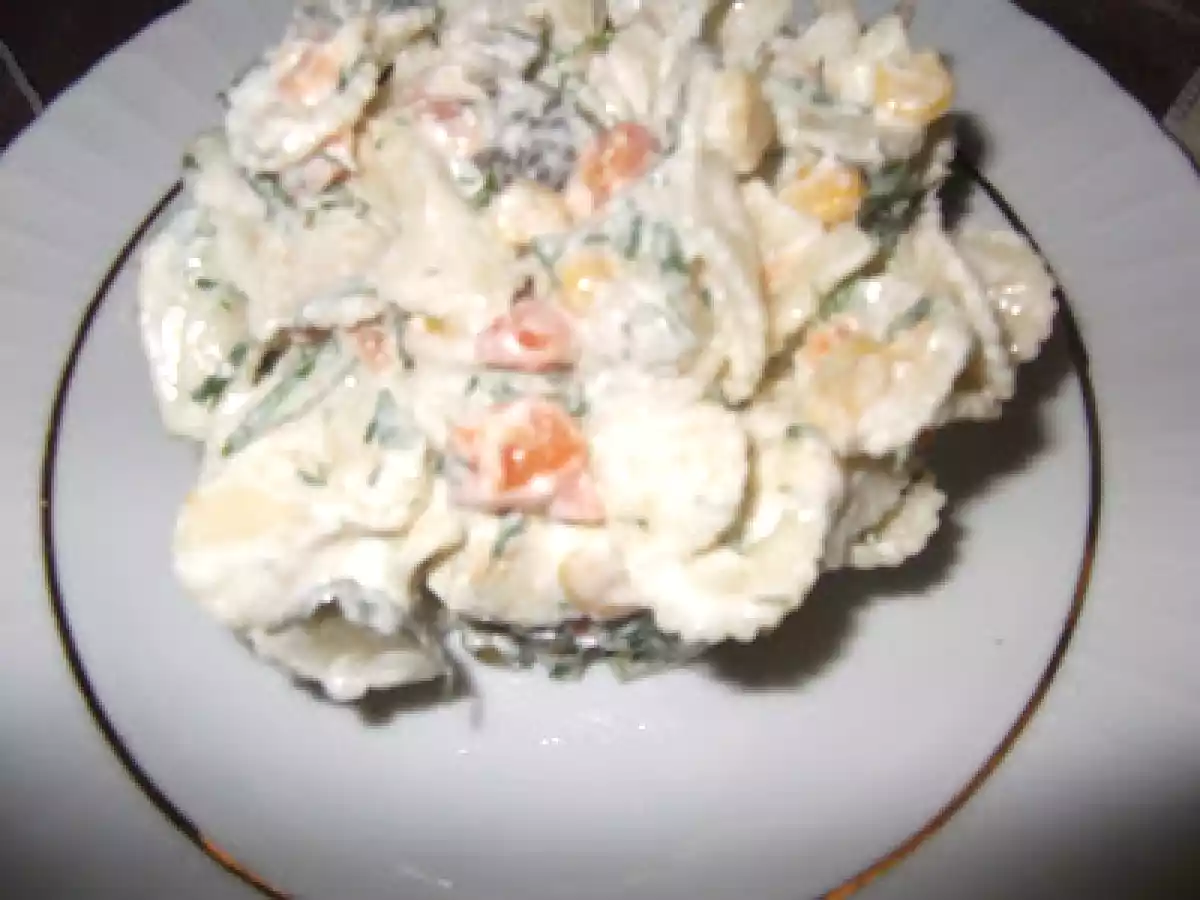 Mısırlı makarna salatası