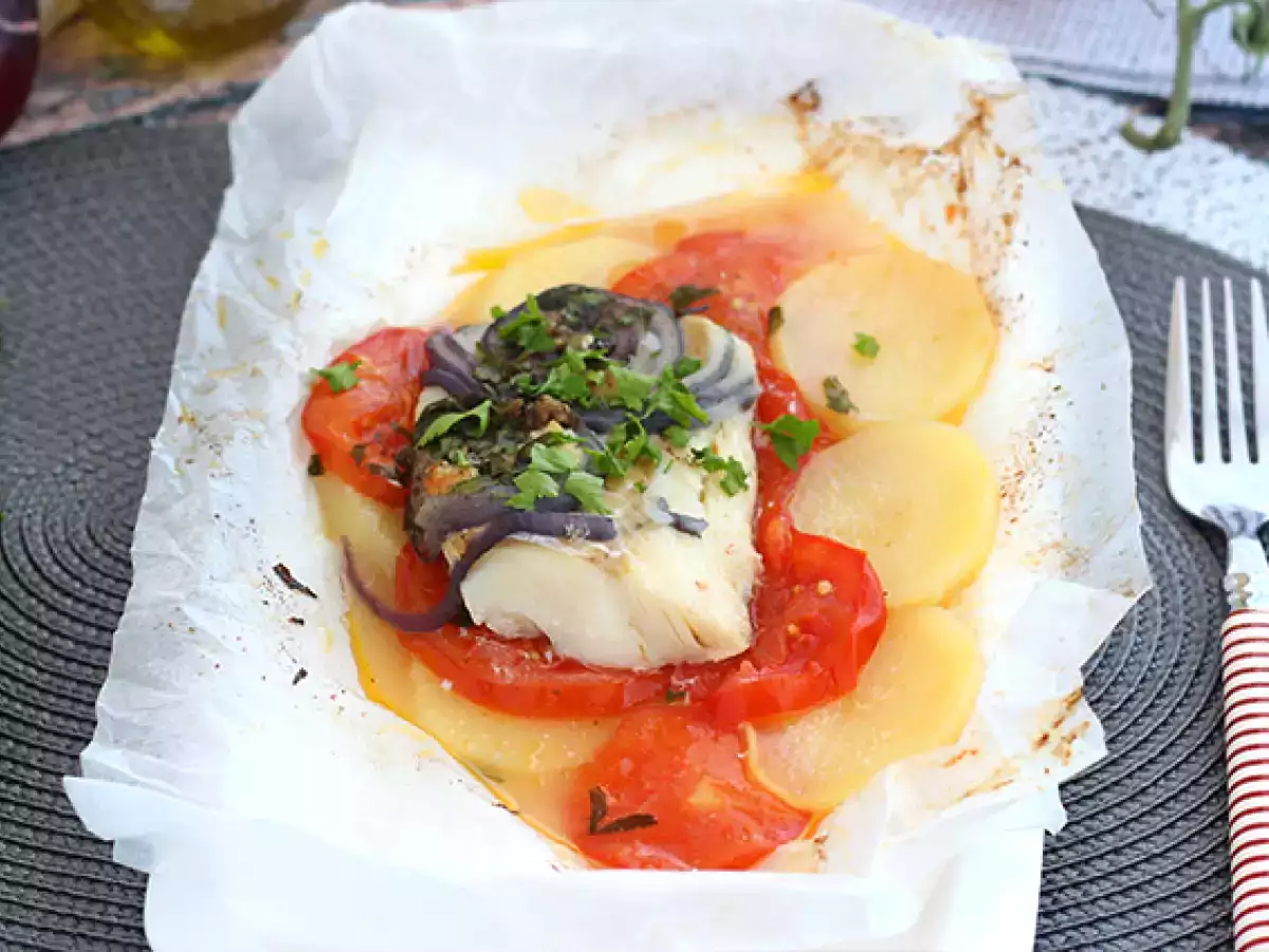 Morina balığı papillotu - fotoğraf 2