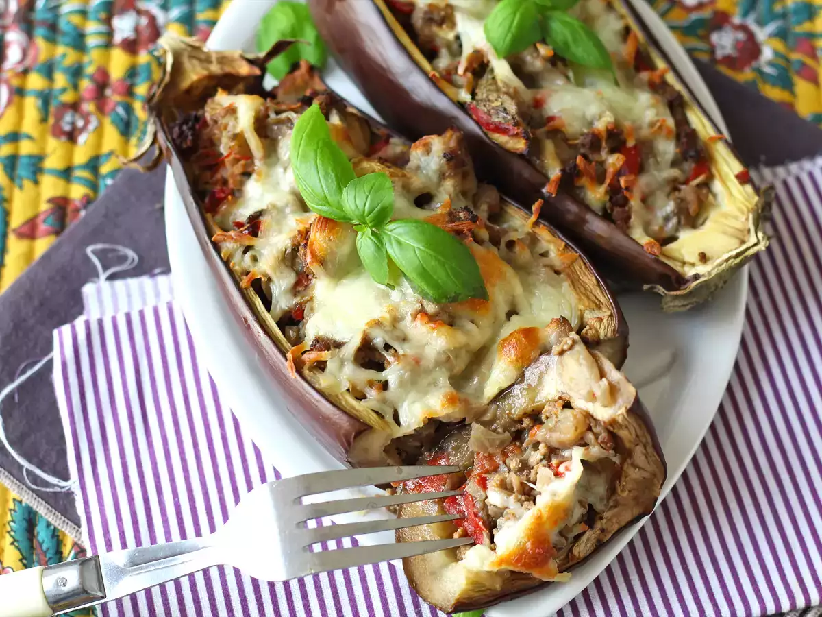Mozzarella au gratin ile patlıcan dolması - fotoğraf 2