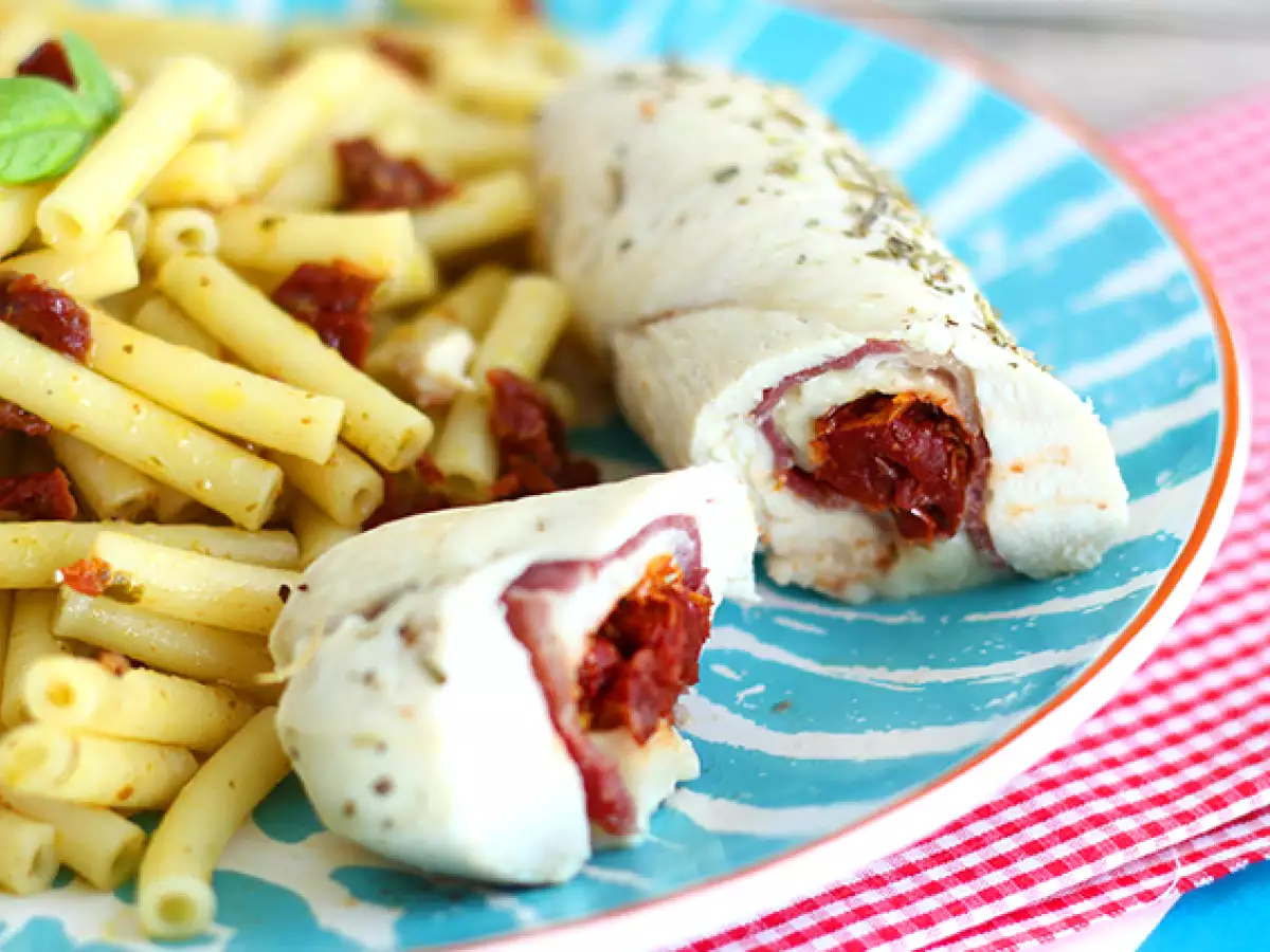 Mozzarellalı Tavuk Sarması Tarifi