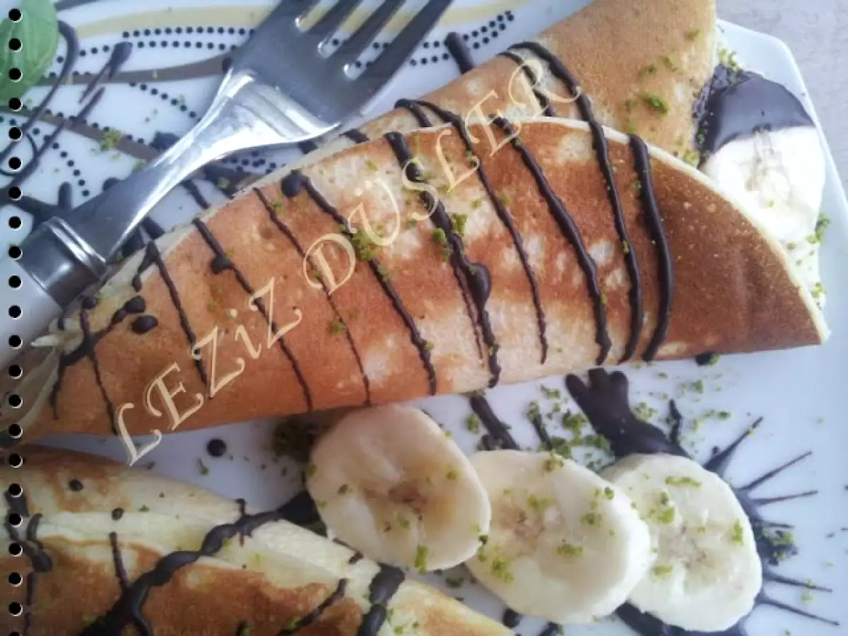 Muz pudingli pancake külahlar - fotoğraf 2