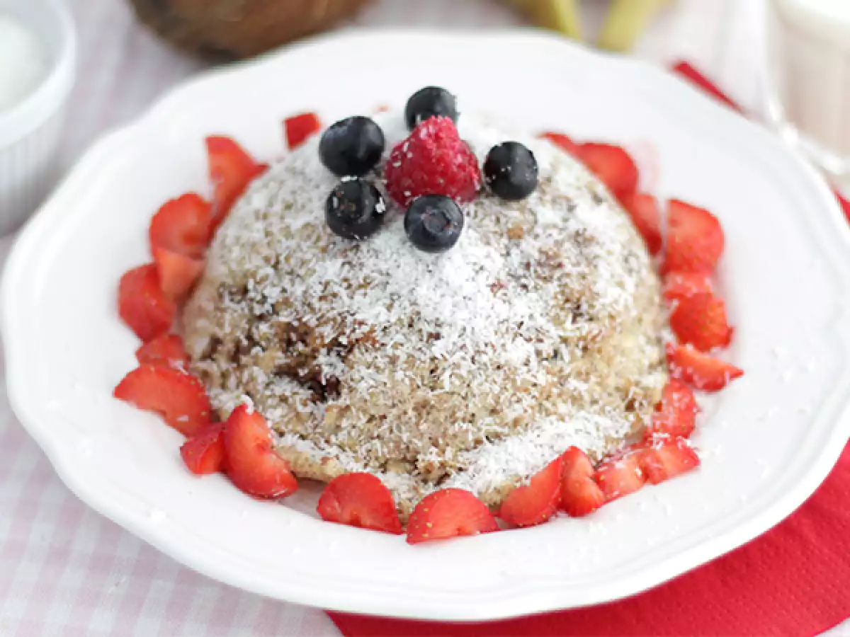 Muzlu Hindistan Cevizli Bowl Cake (Laktozsuz ve Glütensiz)
