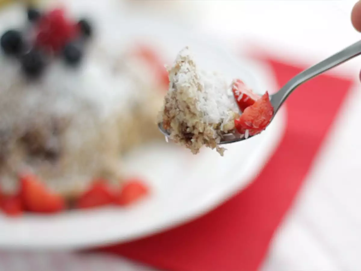 Muzlu Hindistan Cevizli Bowl Cake (Laktozsuz ve Glütensiz) - fotoğraf 3
