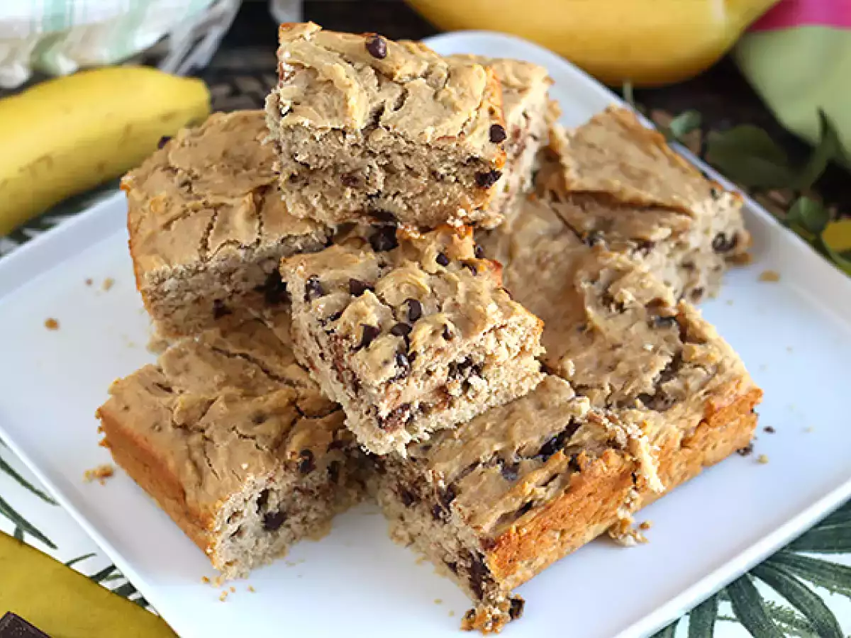 Muzlu ve çikolata parçacıklı kek – vegan ve glütensiz - fotoğraf 4