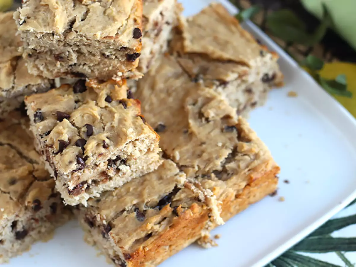 Muzlu ve çikolata parçacıklı kek – vegan ve glütensiz - fotoğraf 5