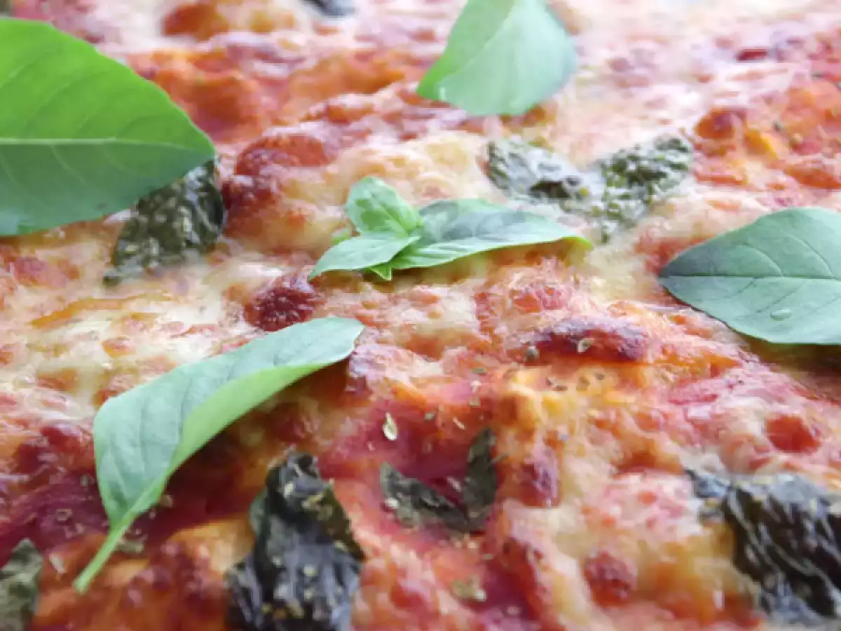 Nemli Margherita pizza - fotoğraf 3