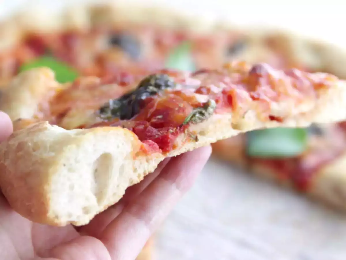 Nemli Margherita pizza - fotoğraf 4