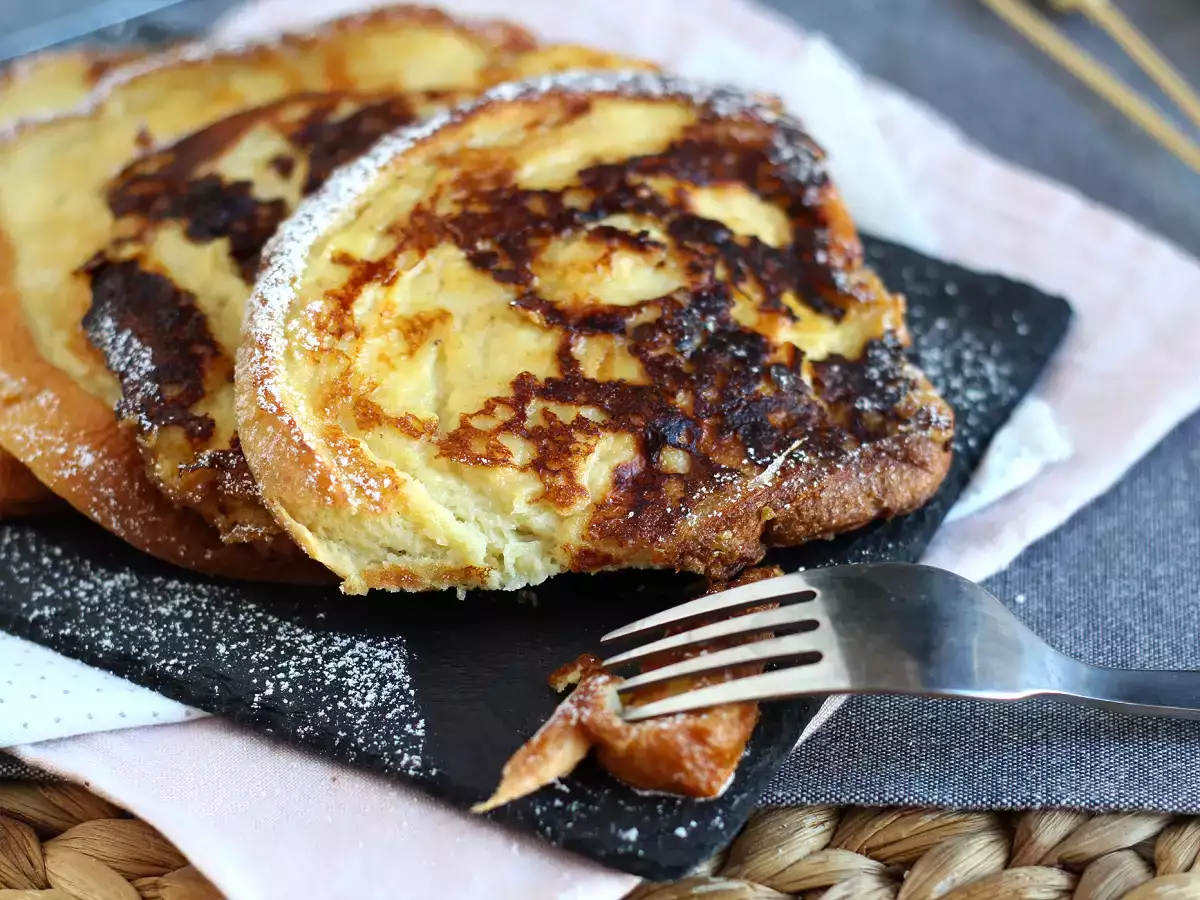 Nemli ve çıtır Brioche perdue - fotoğraf 2