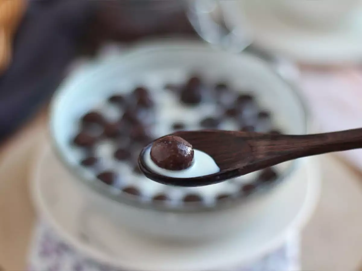 Nesquik Tarzı Çikolatalı Kahvaltılık Toplar - fotoğraf 2