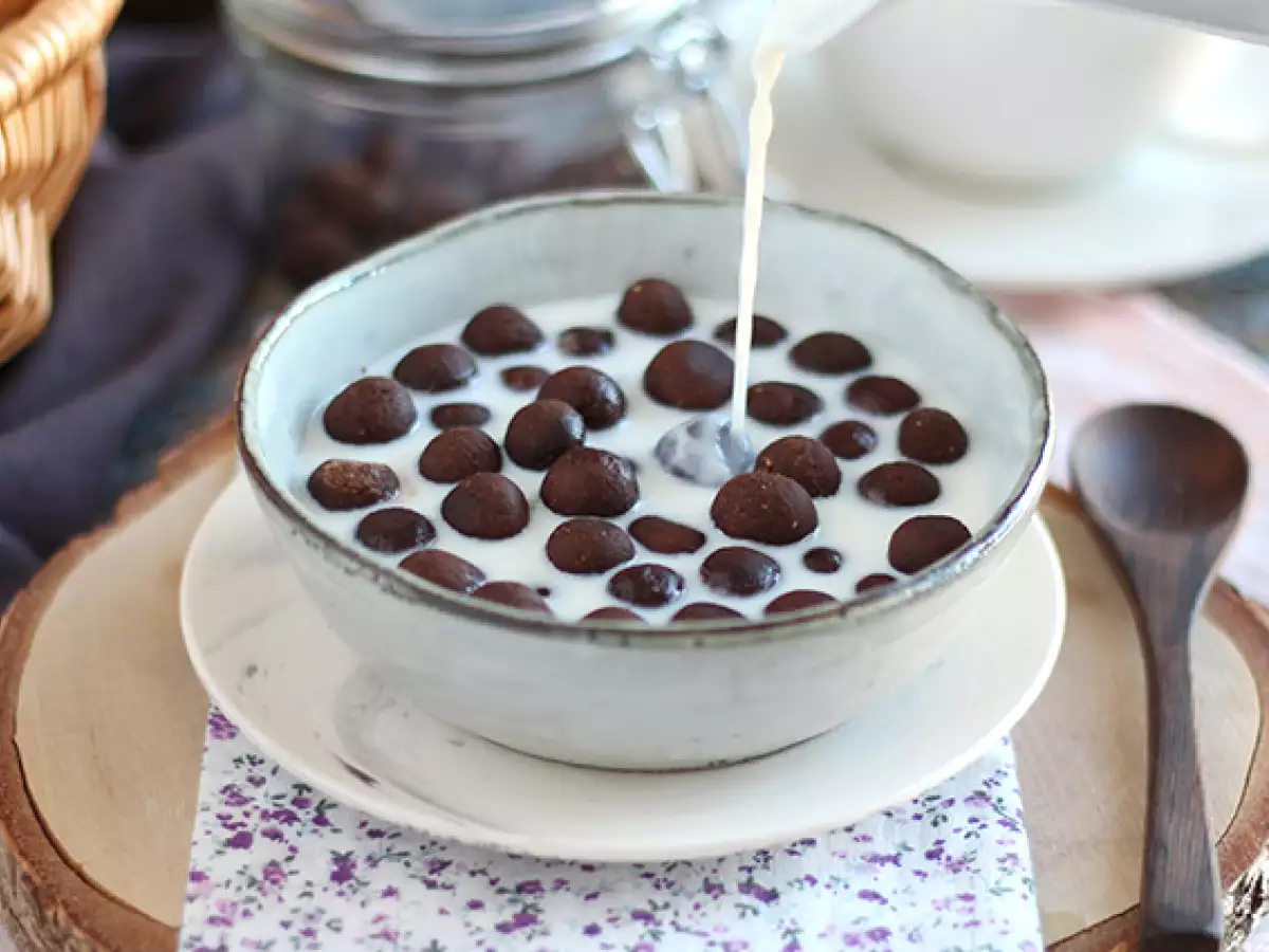 Nesquik Tarzı Çikolatalı Kahvaltılık Toplar - fotoğraf 3