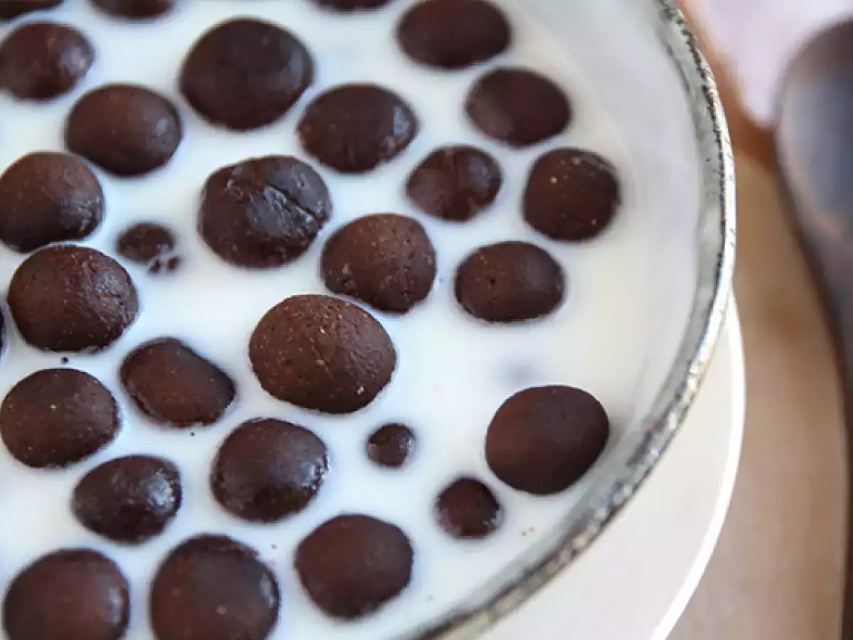 Nesquik Tarzı Çikolatalı Kahvaltılık Toplar - fotoğraf 4