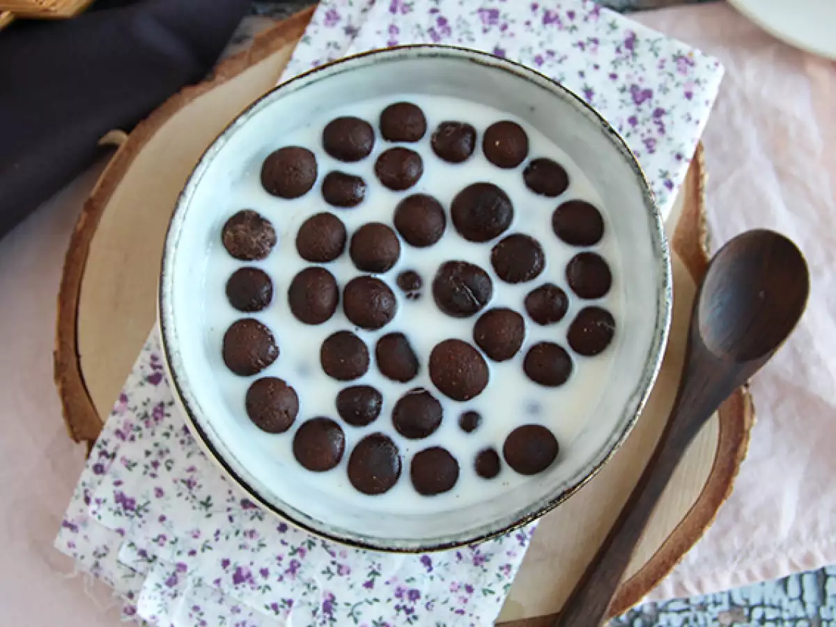 Nesquik Tarzı Çikolatalı Kahvaltılık Toplar - fotoğraf 5