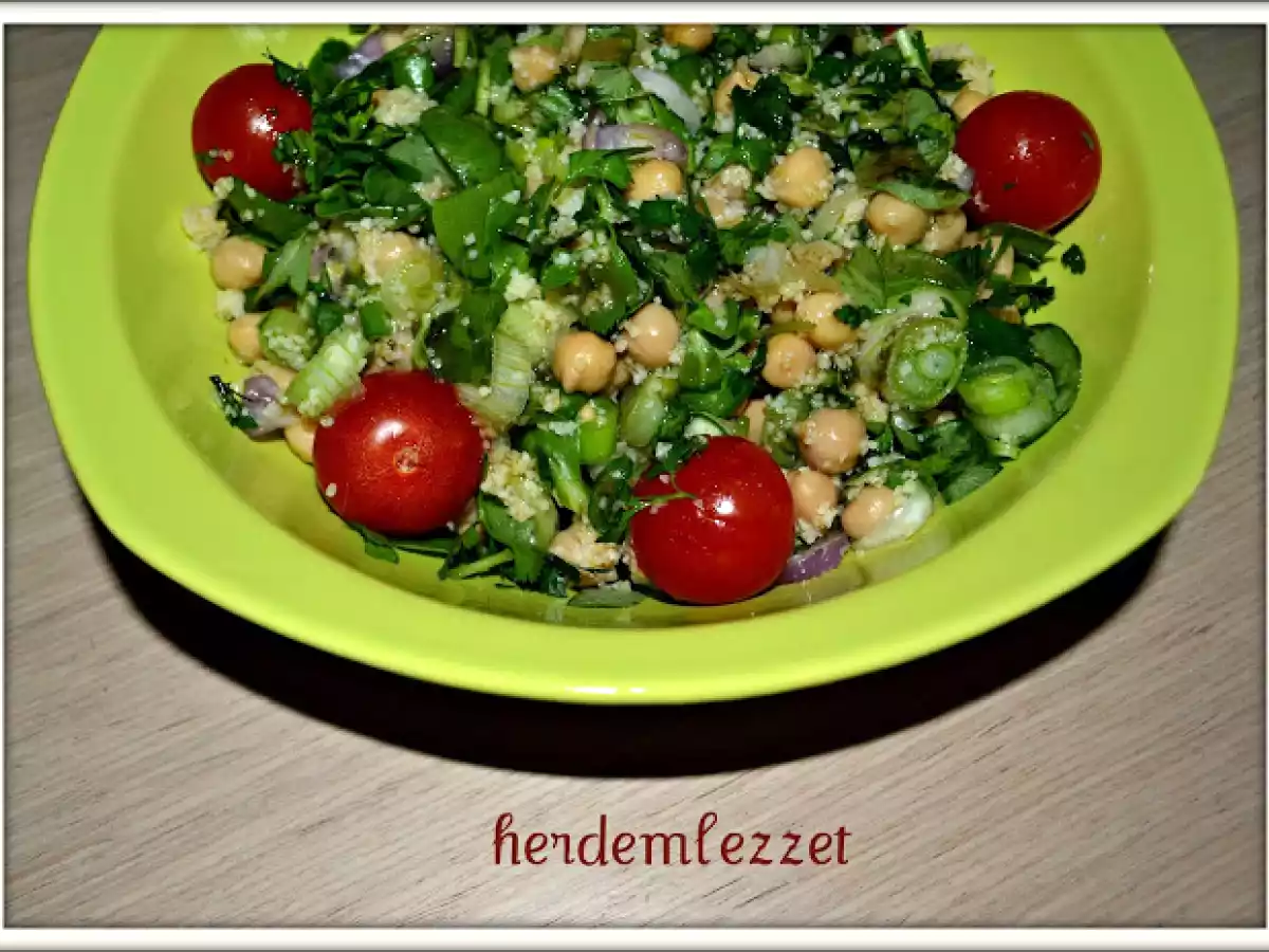 NOHUTLU SEMİZOTU SALATASI - fotoğraf 2