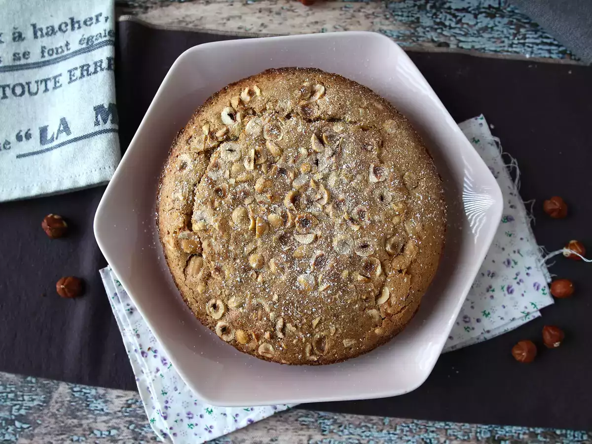 Noisetier, 5 malzemeli çıtır çıtır, eriyen fındıklı kek! - fotoğraf 4