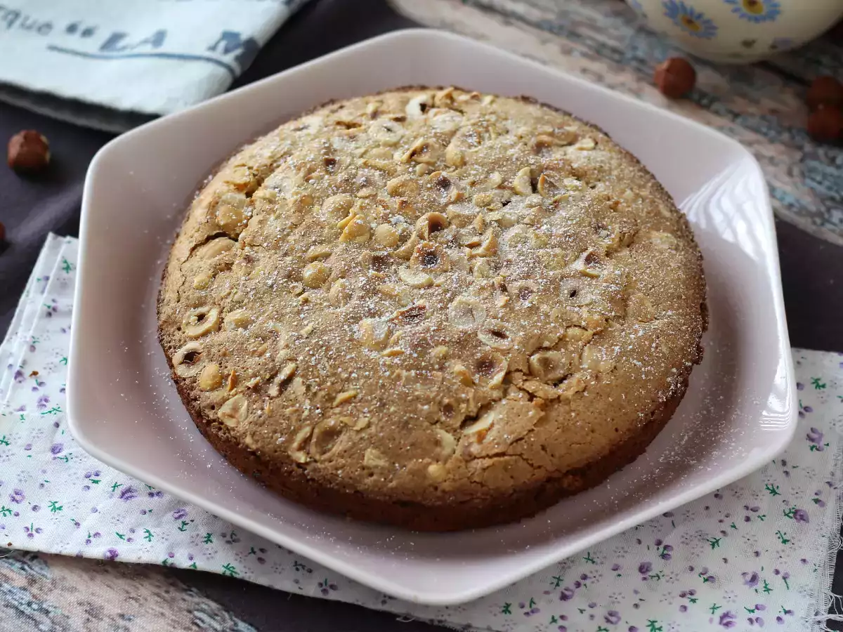 Noisetier, 5 malzemeli çıtır çıtır, eriyen fındıklı kek! - fotoğraf 5