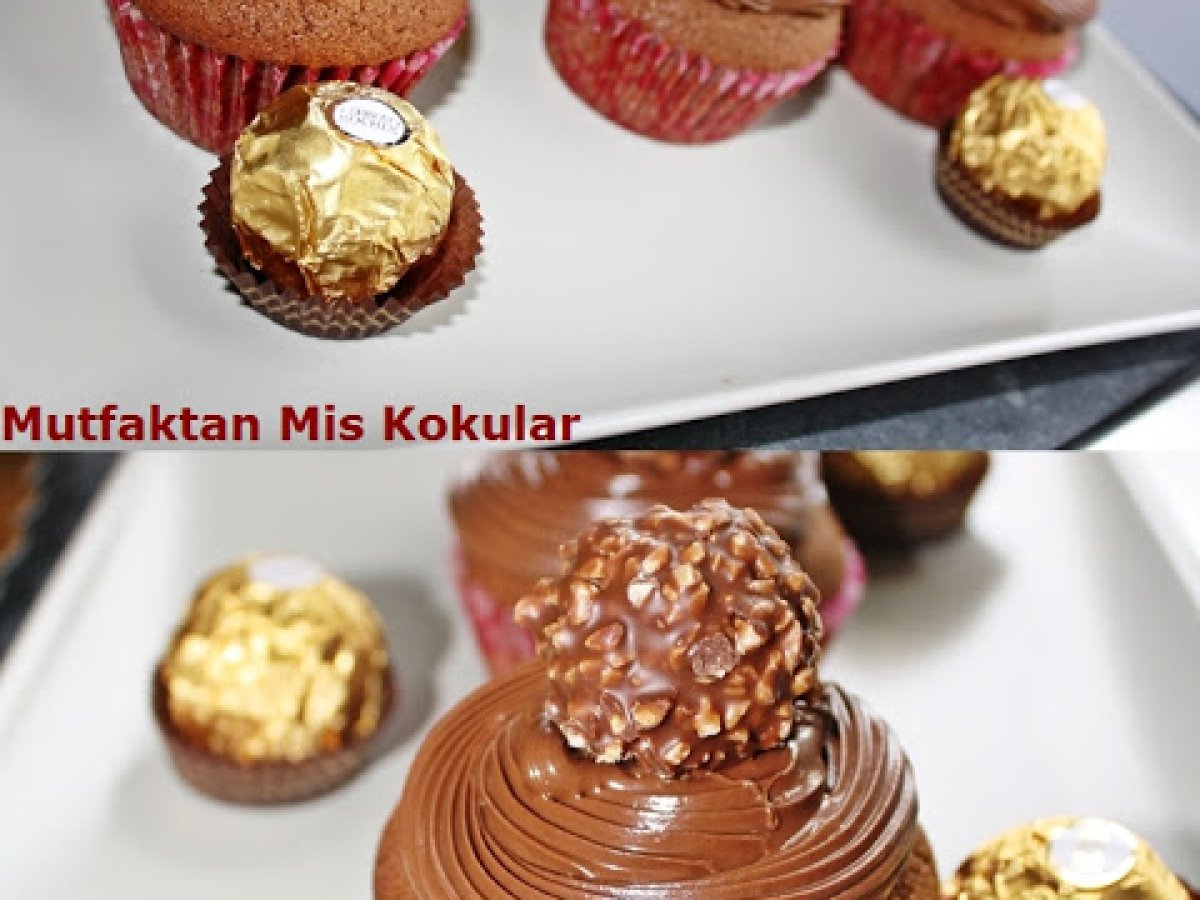 Nutella ve Ferrero Rocher Cupcakes !