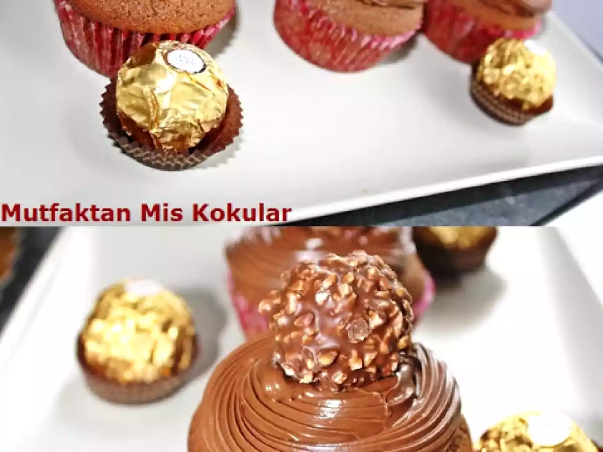 Nutella ve Ferrero Rocher Cupcakes !