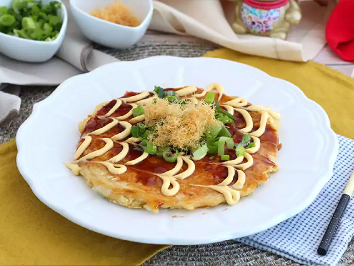 Okonomiyaki - Japon omleti