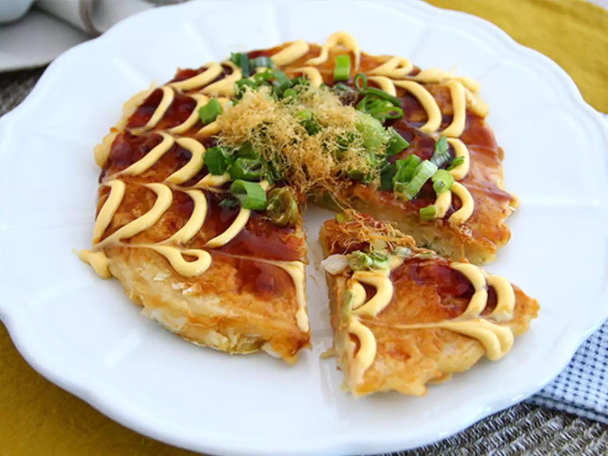 Okonomiyaki – Japon usulü omlet - fotoğraf 4
