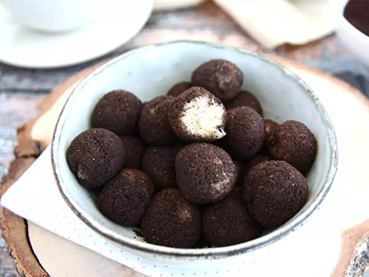 Oreo bisküvili truffles