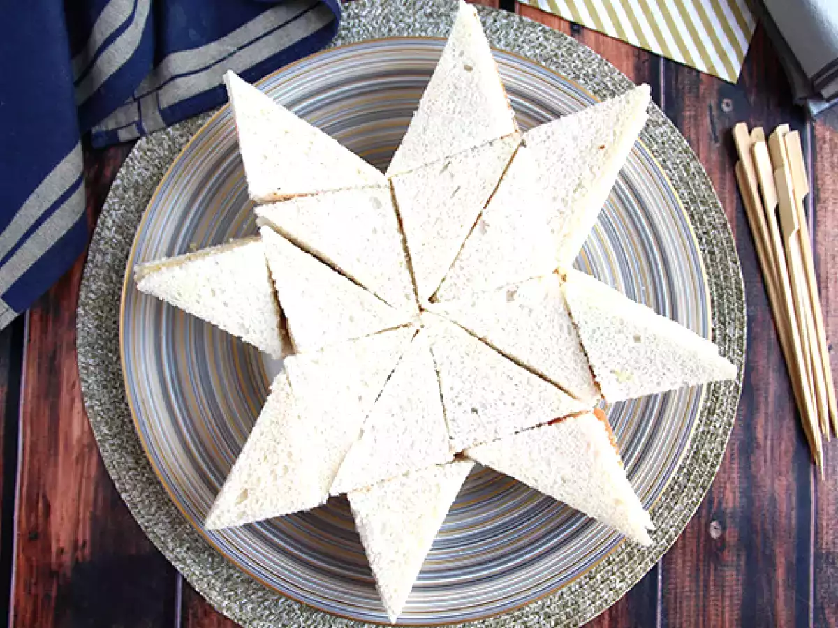 Origami yıldız sürpriz ekmek - fotoğraf 6