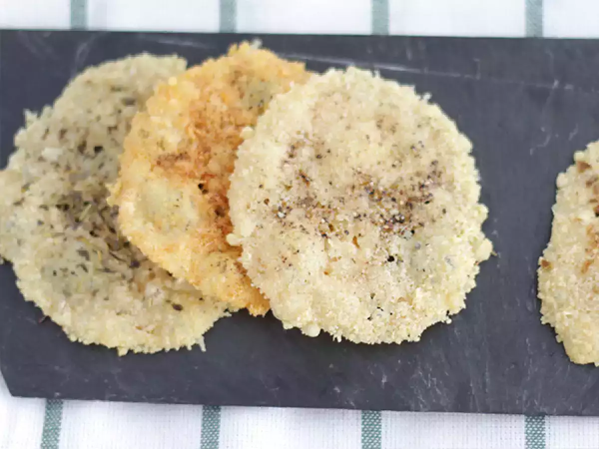 Otlu ve Baharatlı Parmesan Cipsleri - fotoğraf 3