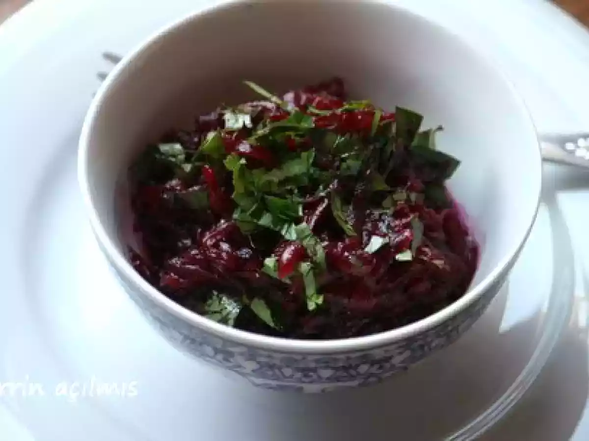 Pancar salatası .......
