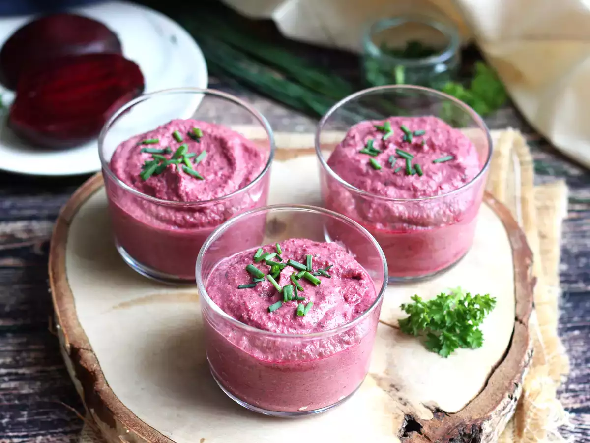 Pancar verrines: yeni başlayanlar için kolay, taze çözüm - fotoğraf 3