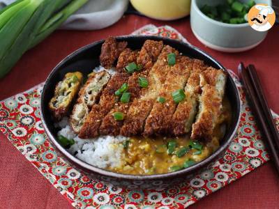 Panko ekmek kırıntıları ile ekmekli patlıcan, katsu tarzı Japon körisi ama vejetaryen - fotoğraf 4