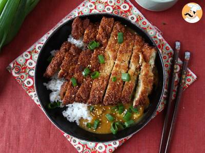 Panko ekmek kırıntıları ile ekmekli patlıcan, katsu tarzı Japon körisi ama vejetaryen - fotoğraf 5