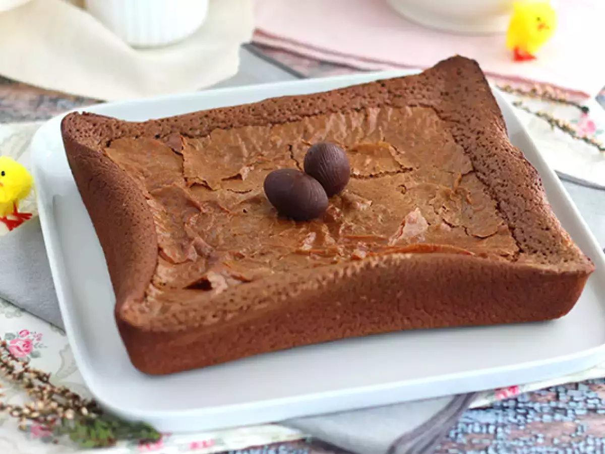 Paskalya'dan kalan çikolatalı brownie
