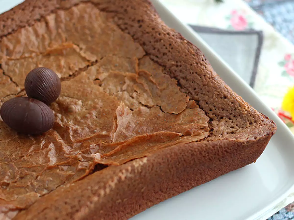 Paskalya'dan kalan çikolatalı brownie - fotoğraf 3