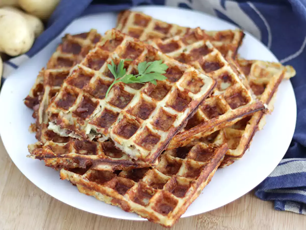 Pastırma, comté ve patatesli waffle - fotoğraf 3