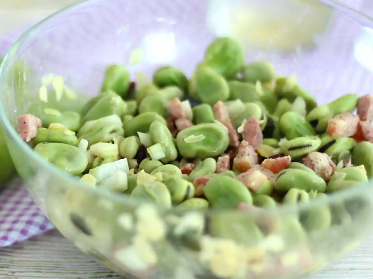 Pastırmalı bakla salatası - fotoğraf 2
