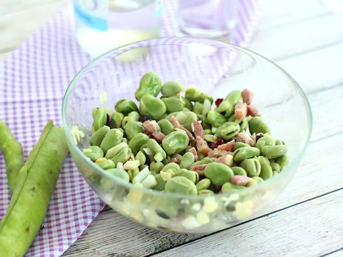Pastırmalı bakla salatası - fotoğraf 3