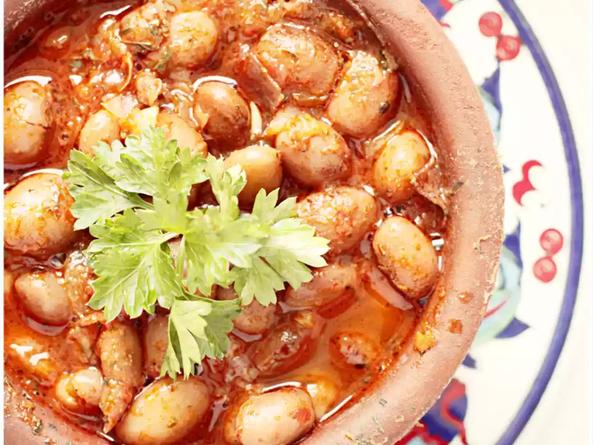 Pastırmalı Barbunya Güveç