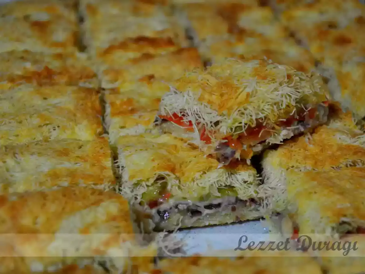 Pastirmalı Kadayıflı Börek - fotoğraf 3
