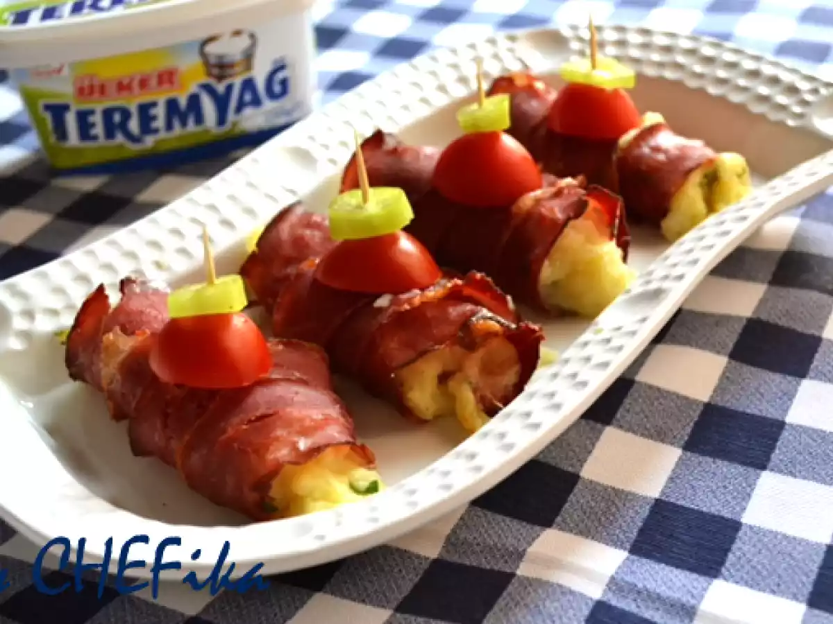 Pastırmalı Patates Sarma