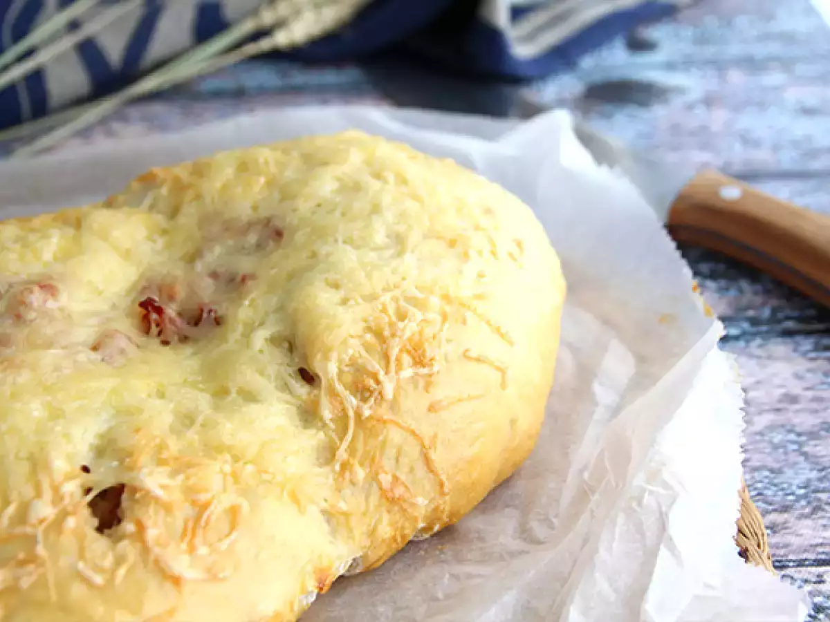 Pastırmalı ve soğanlı Fougasse - fotoğraf 3