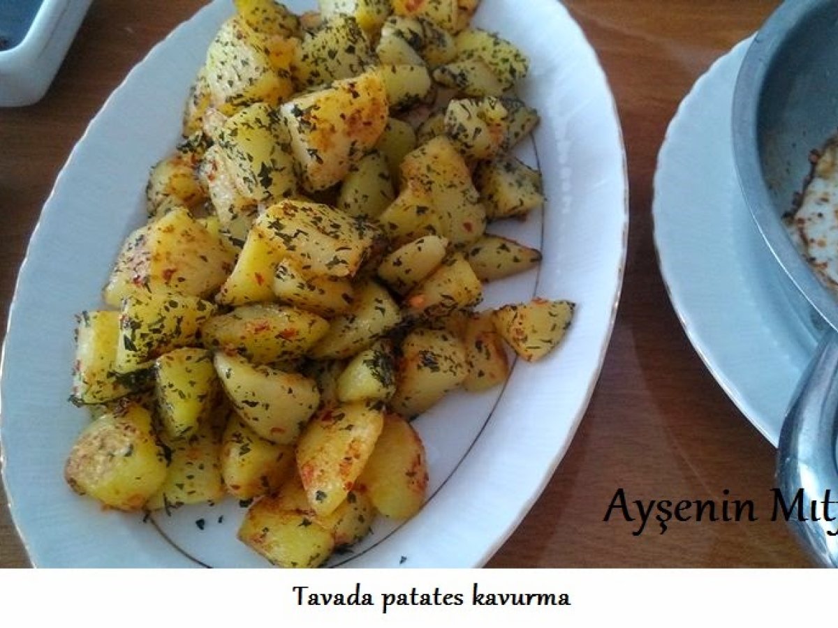 Patates kavurma tarifi- tavada patates kavurma nasil yapilir