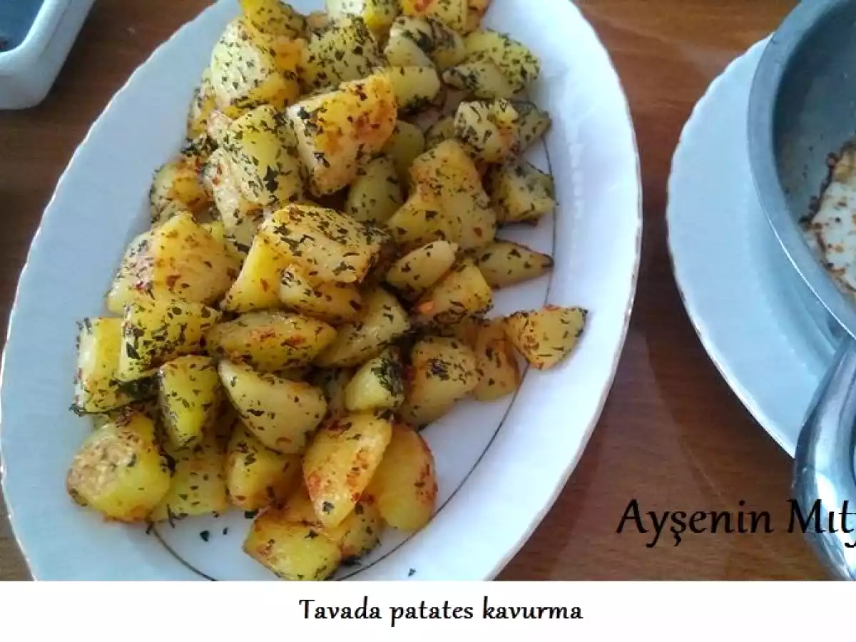 Patates kavurma tarifi- tavada patates kavurma nasil yapilir
