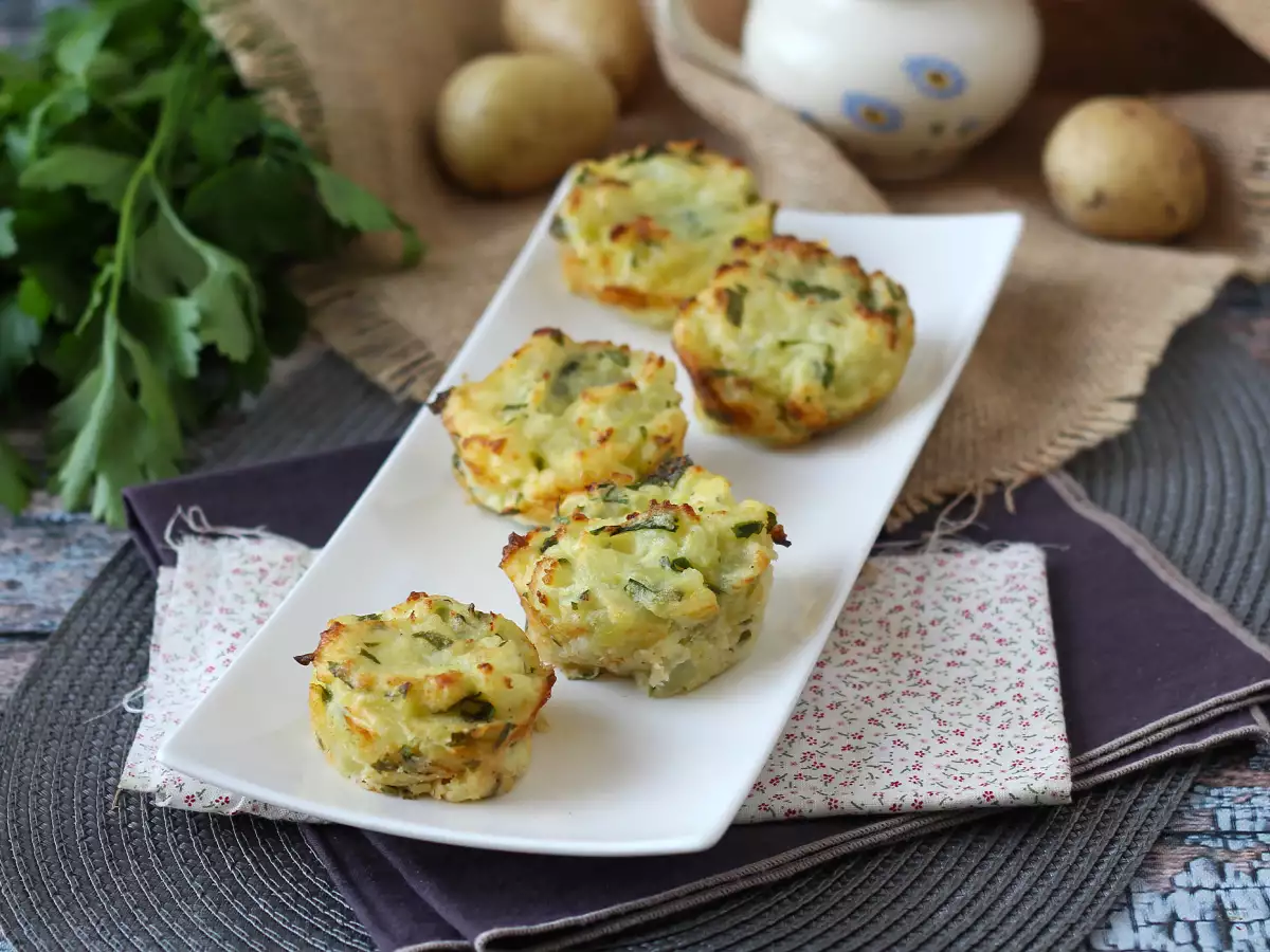Patates Püresinden Mini Muffin: Mükemmel Garnitür - fotoğraf 2