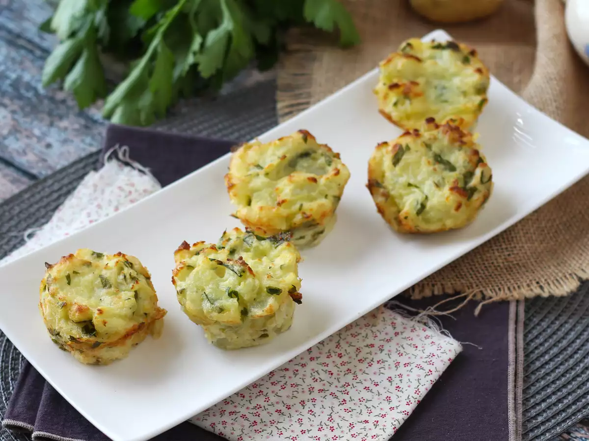 Patates Püresinden Mini Muffin: Mükemmel Garnitür - fotoğraf 4