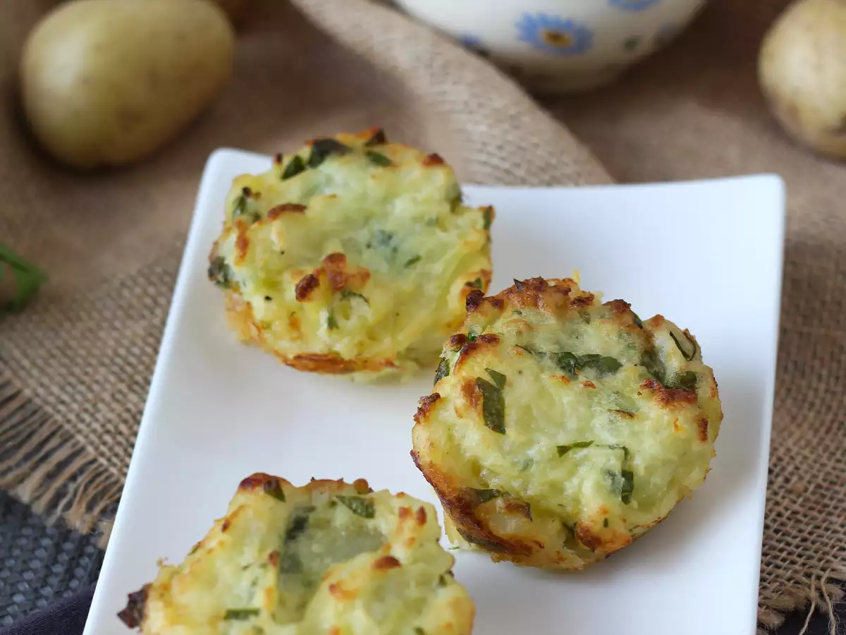 Patates Püresinden Mini Muffin: Mükemmel Garnitür - fotoğraf 5
