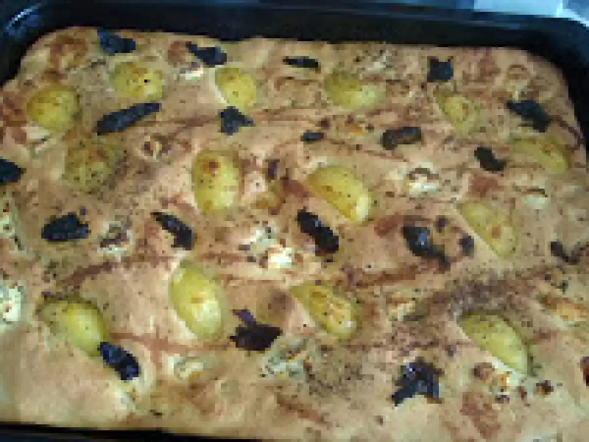 Patatesli focaccia