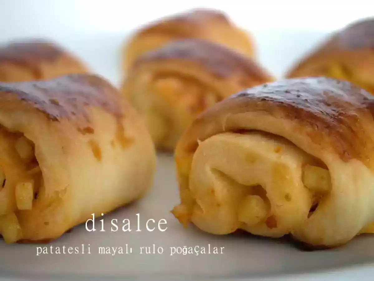PATATESLİ MAYALI RULO POĞAÇA VE ACILI ŞERİT POĞAÇA