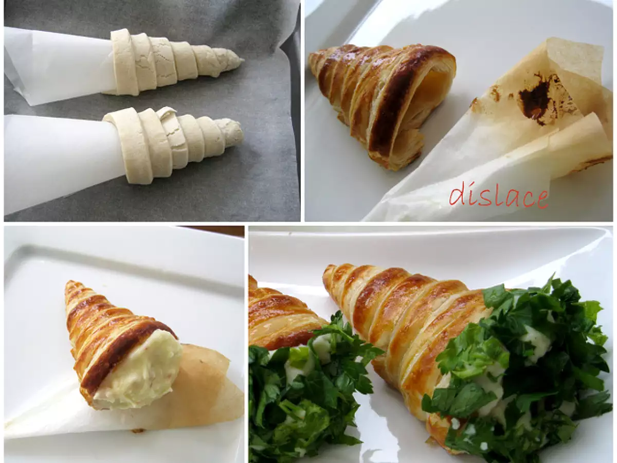 Patatesli, peynirli milföy külahlar - fotoğraf 2