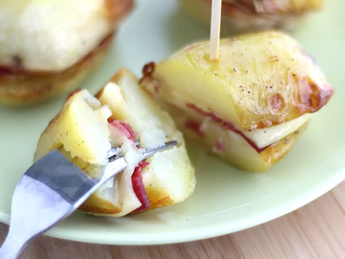 Patatesli raclette sandviç - fotoğraf 3