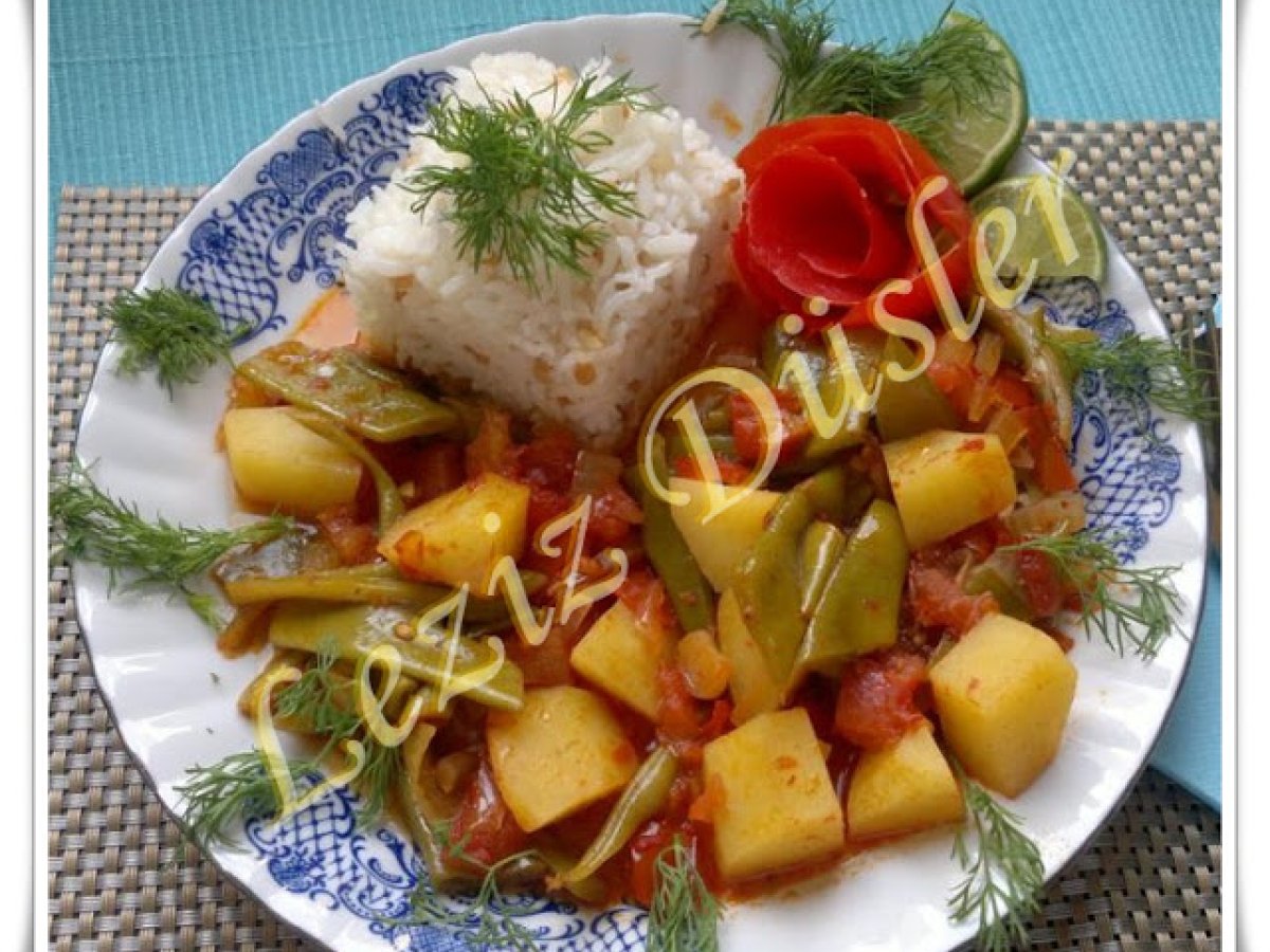 PATATESLI TAZE FASULYE